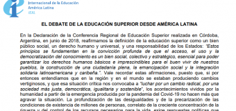 El debate de la educación superior desde América Latina