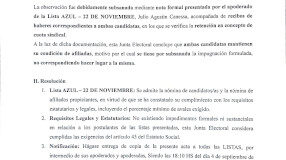 JUNTA ELECTORAL CONADU- ACTA NRO. 11. ELECCIONES PERÍODO 2025 – 2029