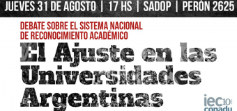 El ajuste en las universidades argentinas
