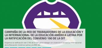 CONADU en el lanzamiento de la Campaña de la IEAL por la ratificación del Convenio 190 y la Recomendación 206 de la OIT