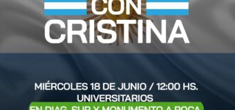 No a la proscripción de Cristina Fernández de Kirchner