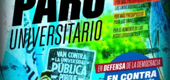 Segunda jornada de PARO UNIVERSITARIO