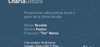 Charla Debate: Perspectivas sobre justicia social a partir de la última década
