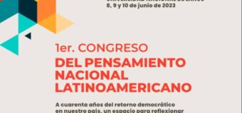 CONADU en el «I Congreso del Pensamiento Nacional Latinoamericano»