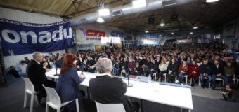 Se realizó el Plenario de la CTA-T con la presencia de la Vicepresidenta Cristina Fernández de Kirchner