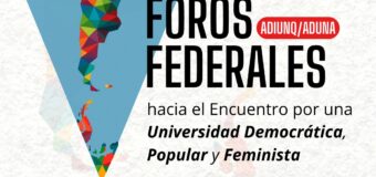 Foro Federal en el conurbano bonaerense