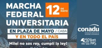4ta MARCHA FEDERAL UNIVERSITARIA