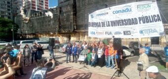 El Frente Sindical Universitario reclamó la reapertura de paritarias