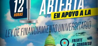 Por la Ley de Financiamiento Universitario